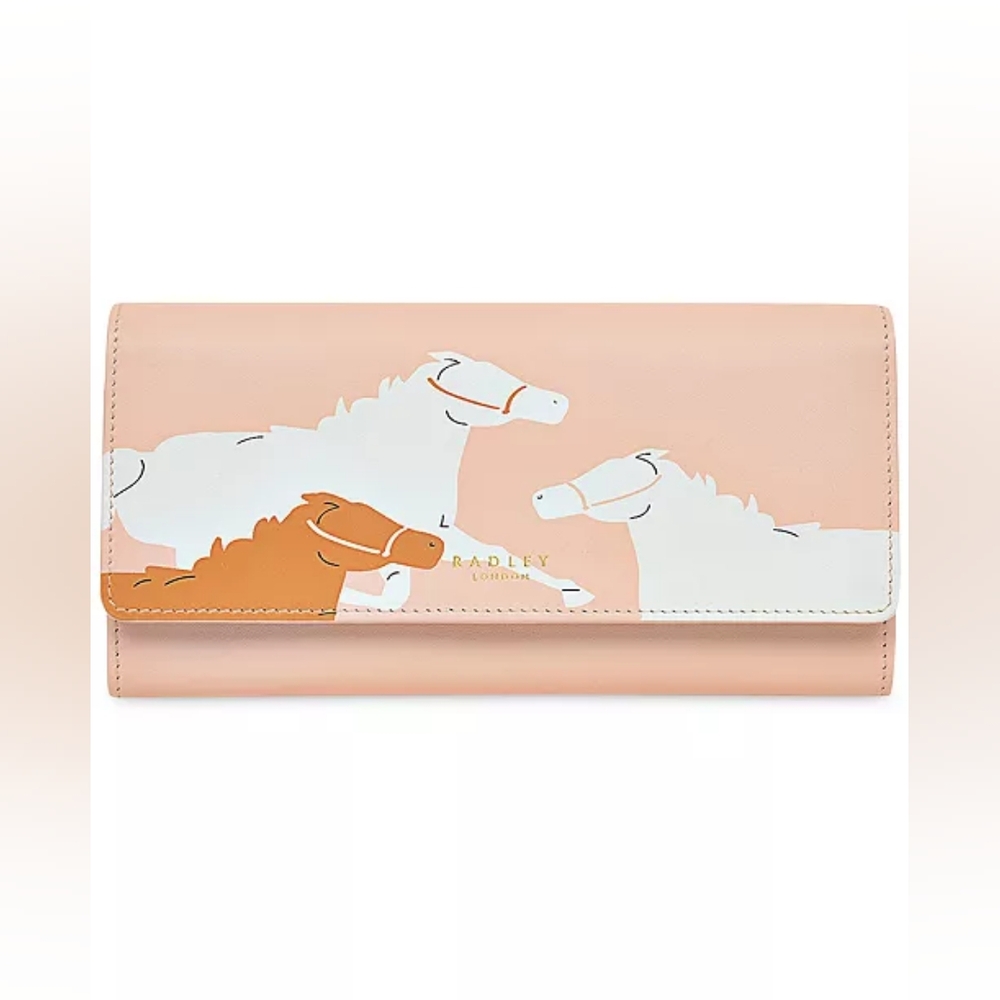 Radley London Horse Racing Large Flapover Wallet